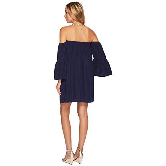 NWT Lilly Pulitzer Sanilla Silk Off The Shoulder - Picture 2 of 7